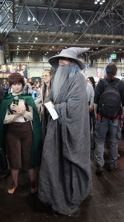 Buchmesse 2014 Kostüm Bilbo + Gandalf