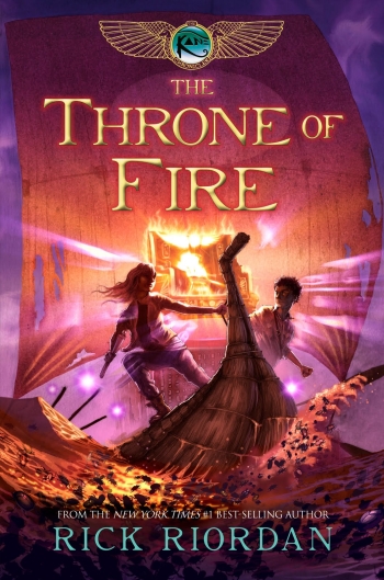 Cover The Throne of Fire englisch Cover The Throne of Fire englisch